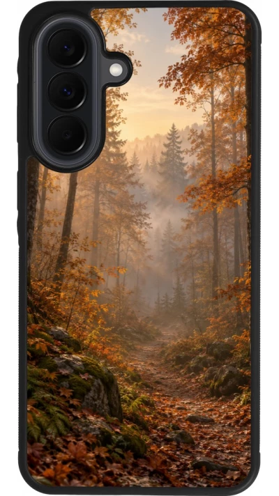 Coque Samsung Galaxy A37 - Silicone rigide noir Autumn 26 Autumn walk