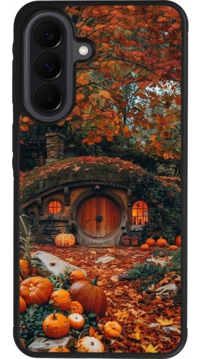 Coque Samsung Galaxy A37 - Silicone rigide noir Autumn 26 Hobbit house