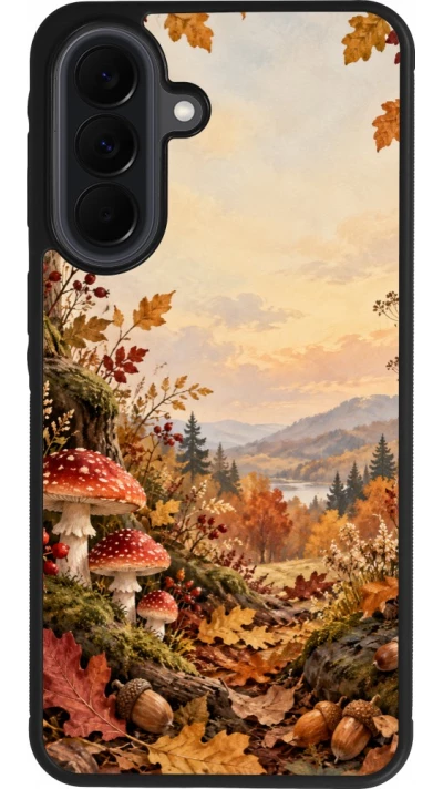 Coque Samsung Galaxy A37 - Silicone rigide noir Autumn 26 Illustrated Autumn