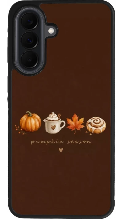 Coque Samsung Galaxy A37 - Silicone rigide noir Autumn 26 Pumpkin season