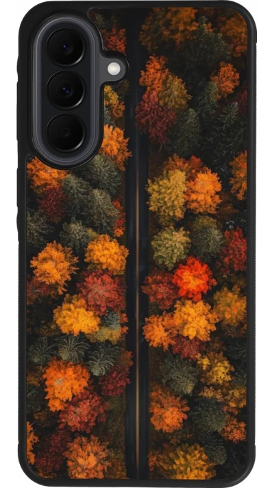 Coque Samsung Galaxy A37 - Silicone rigide noir Autumn 26 Road in autumn