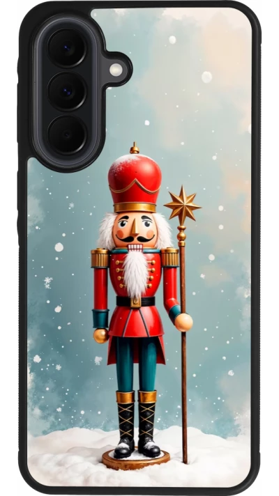 Coque Samsung Galaxy A37 - Silicone rigide noir Christmas 25 Nutcracker Snow