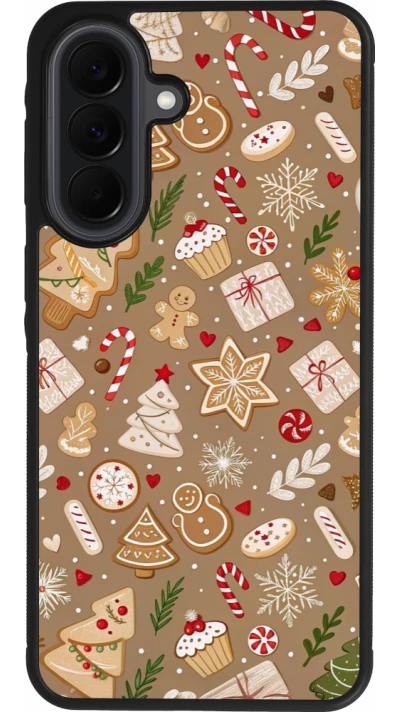 Coque Samsung Galaxy A37 - Silicone rigide noir Christmas 25 Pattern Ginger Cookie