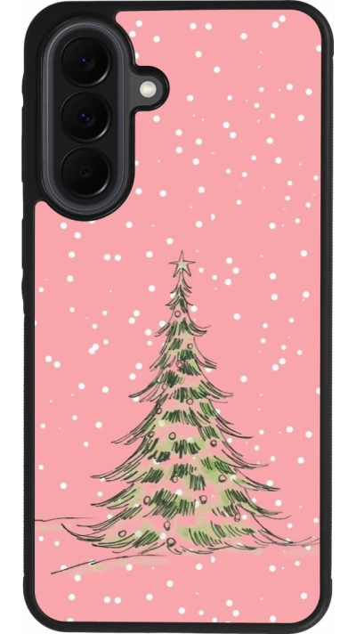 Coque Samsung Galaxy A37 - Silicone rigide noir Christmas 25 Pink Tree