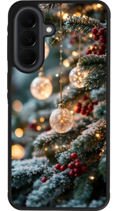 Coque Samsung Galaxy A37 - Silicone rigide noir Christmas 25 Xmas Decorated Tree