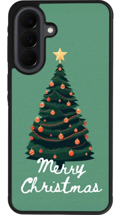 Coque Samsung Galaxy A37 - Silicone rigide noir Christmas 25 Xmas Tree