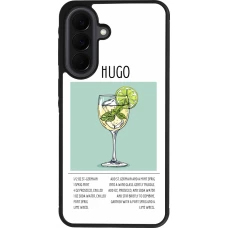 Coque Samsung Galaxy A37 - Silicone rigide noir Cocktail recette Hugo