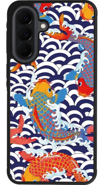 Coque Samsung Galaxy A37 - Silicone rigide noir Easter 2023 japanese fish