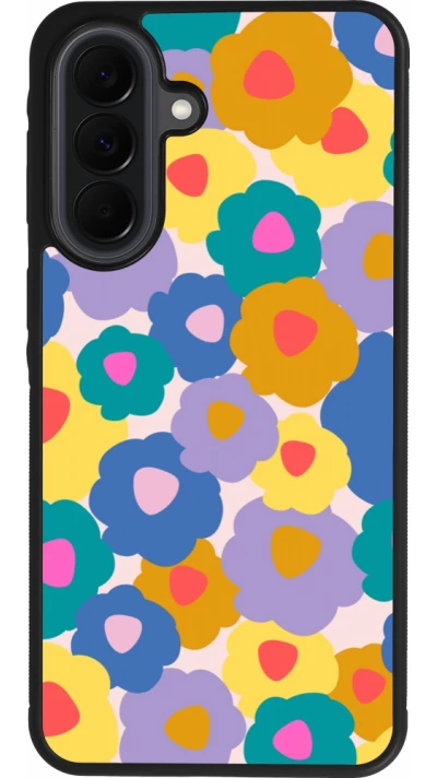 Coque Samsung Galaxy A37 - Silicone rigide noir Easter 2024 flower power