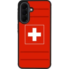 Samsung Galaxy A37 Case Hülle - Silikon schwarz Euro 2020 Switzerland