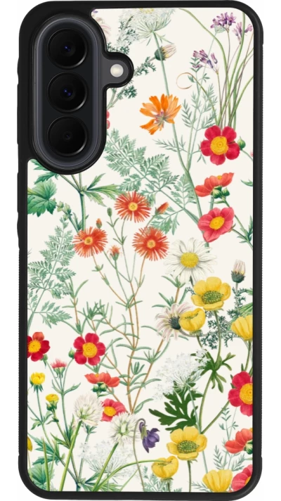 Coque Samsung Galaxy A37 - Silicone rigide noir Flora Botanical Wildlife