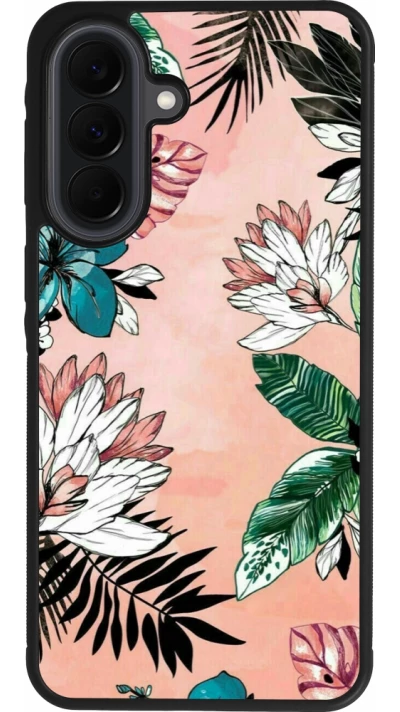 Coque Samsung Galaxy A37 - Silicone rigide noir Flowers Artprint