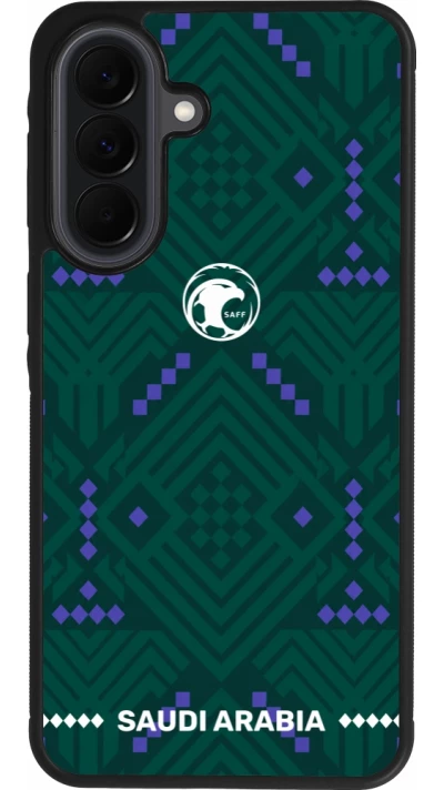 Samsung Galaxy A37 Case Hülle - Silikon schwarz Saudi Arabien 2026 personalisierbares Fussballtrikot