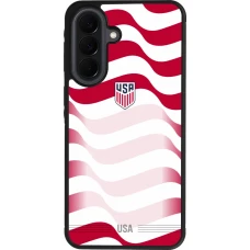 Samsung Galaxy A37 Case Hülle - Silikon schwarz Vereinigten Staaten 2026 personalisierbares Fussballtrikot