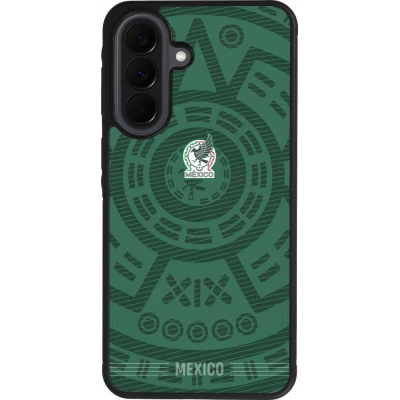 Coque Samsung Galaxy A37 - Silicone rigide noir Maillot de football Mexique 2026 personnalisable