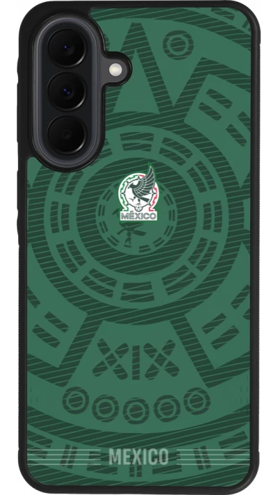 Coque Samsung Galaxy A37 - Silicone rigide noir Maillot de football Mexique 2026 personnalisable