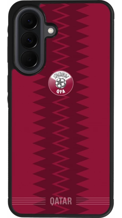 Samsung Galaxy A37 Case Hülle - Silikon schwarz Qatar 2026 personalisierbares Fussballtrikot