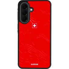 Samsung Galaxy A37 Case Hülle - Silikon schwarz Schweiz 2026 personalisierbares Fussballtrikot