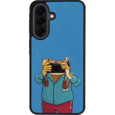 Coque Samsung Galaxy A37 - Silicone rigide noir Frog with camera DTMF