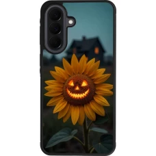 Samsung Galaxy A37 Case Hülle - Silikon schwarz Halloween 2026 Evil Sunflower