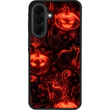 Samsung Galaxy A37 Case Hülle - Silikon schwarz Halloween 2026 Pattern Halloween