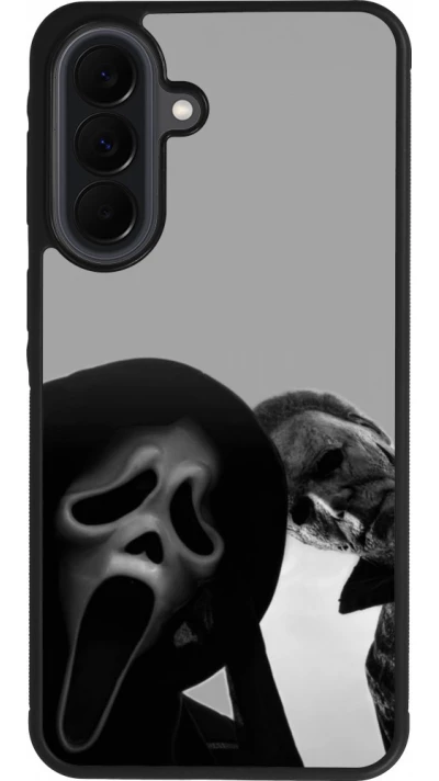 Samsung Galaxy A37 Case Hülle - Silikon schwarz Halloween 2026 Scream and Michael Myers