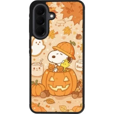 Samsung Galaxy A37 Case Hülle - Silikon schwarz Halloween 2026 Snoopy Halloween