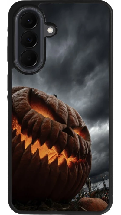 Samsung Galaxy A37 Case Hülle - Silikon schwarz Halloween 2026 The Wicked Pumpkin