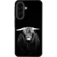 Coque Samsung Galaxy A37 - Silicone rigide noir Highland calf black