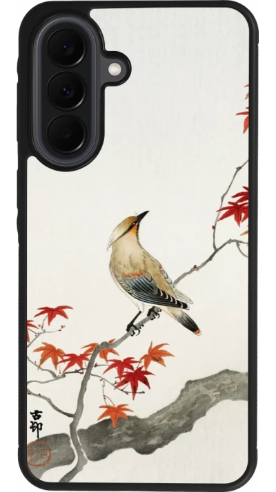 Coque Samsung Galaxy A37 - Silicone rigide noir Japanese Bird