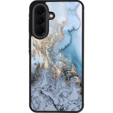 Coque Samsung Galaxy A37 - Silicone rigide noir Marble 04