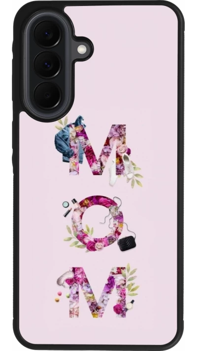 Samsung Galaxy A37 Case Hülle - Silikon schwarz Mom 2024 girly mom