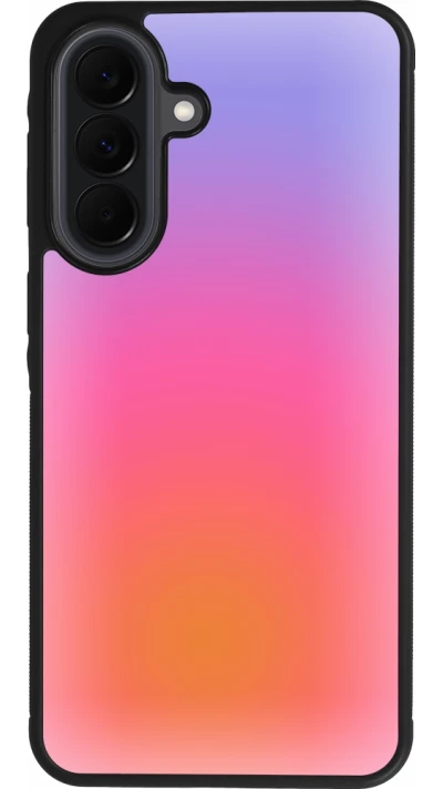 Samsung Galaxy A37 Case Hülle - Silikon schwarz Orange Pink Blue Gradient