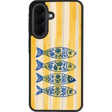 Samsung Galaxy A37 Case Hülle - Silikon schwarz Portuguese fish 2026