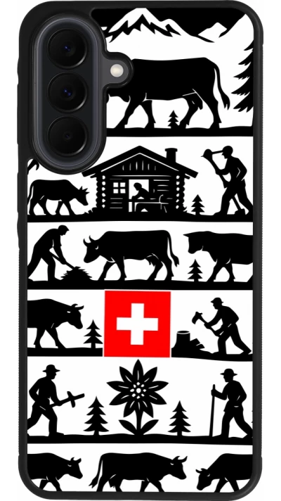 Samsung Galaxy A37 Case Hülle - Silikon schwarz Poya Schweiz 1