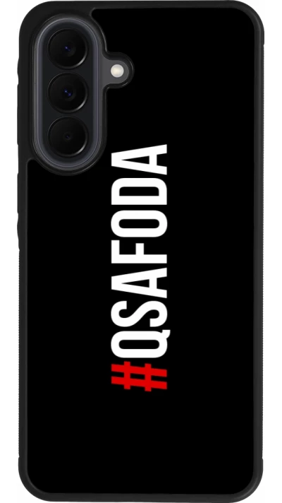 Samsung Galaxy A37 Case Hülle - Silikon schwarz Qsafoda 1