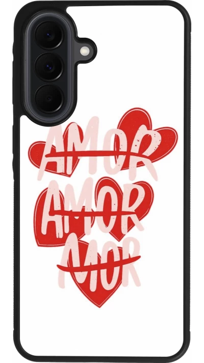 Samsung Galaxy A37 Case Hülle - Silikon schwarz Saint Valentines Day 26 Amor