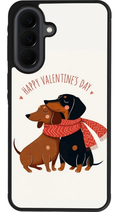 Samsung Galaxy A37 Case Hülle - Silikon schwarz Saint Valentines Day 26 Happy Valentine