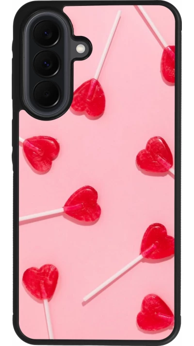 Samsung Galaxy A37 Case Hülle - Silikon schwarz Saint Valentines Day 26 Lollipop