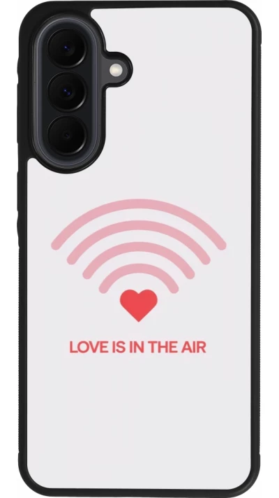 Samsung Galaxy A37 Case Hülle - Silikon schwarz Saint Valentines Day 26 Love is in the air