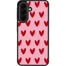 Samsung Galaxy A37 Case Hülle - Silikon schwarz Saint Valentines Day 26 Pattern heart