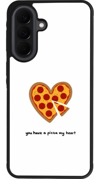 Samsung Galaxy A37 Case Hülle - Silikon schwarz Saint Valentines Day 26 You have my pizza heart