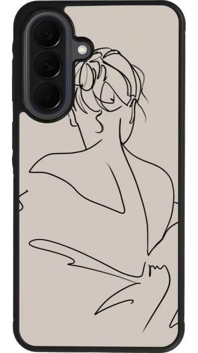 Samsung Galaxy A37 Case Hülle - Silikon schwarz Salnikova 05