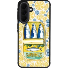 Samsung Galaxy A37 Case Hülle - Silikon schwarz Sardines in oil 2026