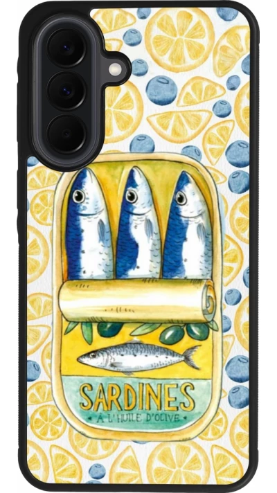 Samsung Galaxy A37 Case Hülle - Silikon schwarz Sardines in oil 2026