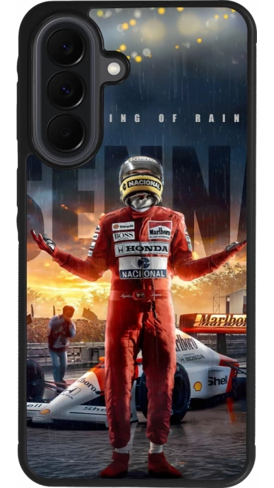Samsung Galaxy A37 Case Hülle - Silikon schwarz Senna The King of Rain