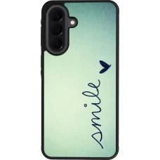 Samsung Galaxy A37 Case Hülle - Silikon schwarz Smile