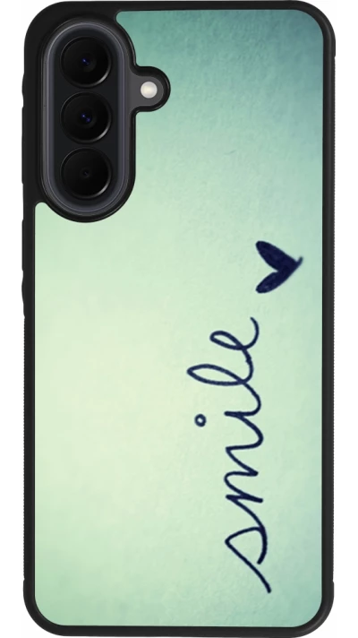 Samsung Galaxy A37 Case Hülle - Silikon schwarz Smile