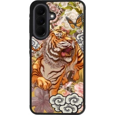 Samsung Galaxy A37 Case Hülle - Silikon schwarz Spring 23 japanese tiger