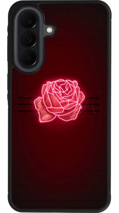 Samsung Galaxy A37 Case Hülle - Silikon schwarz Spring 23 neon rose